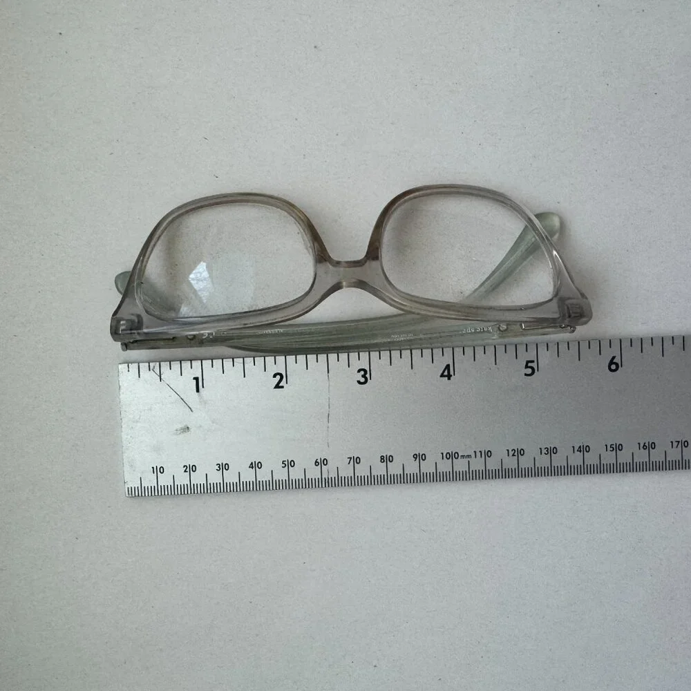 Kate Spade Glasses Alessandria Size Small Gray Clear Color